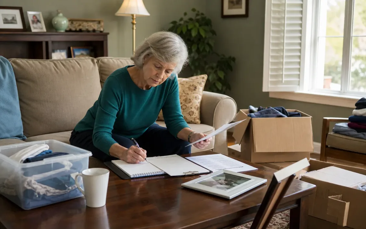 Household planning scene for Assisted Living Move Checklist for South Carolina Families in South Carolina