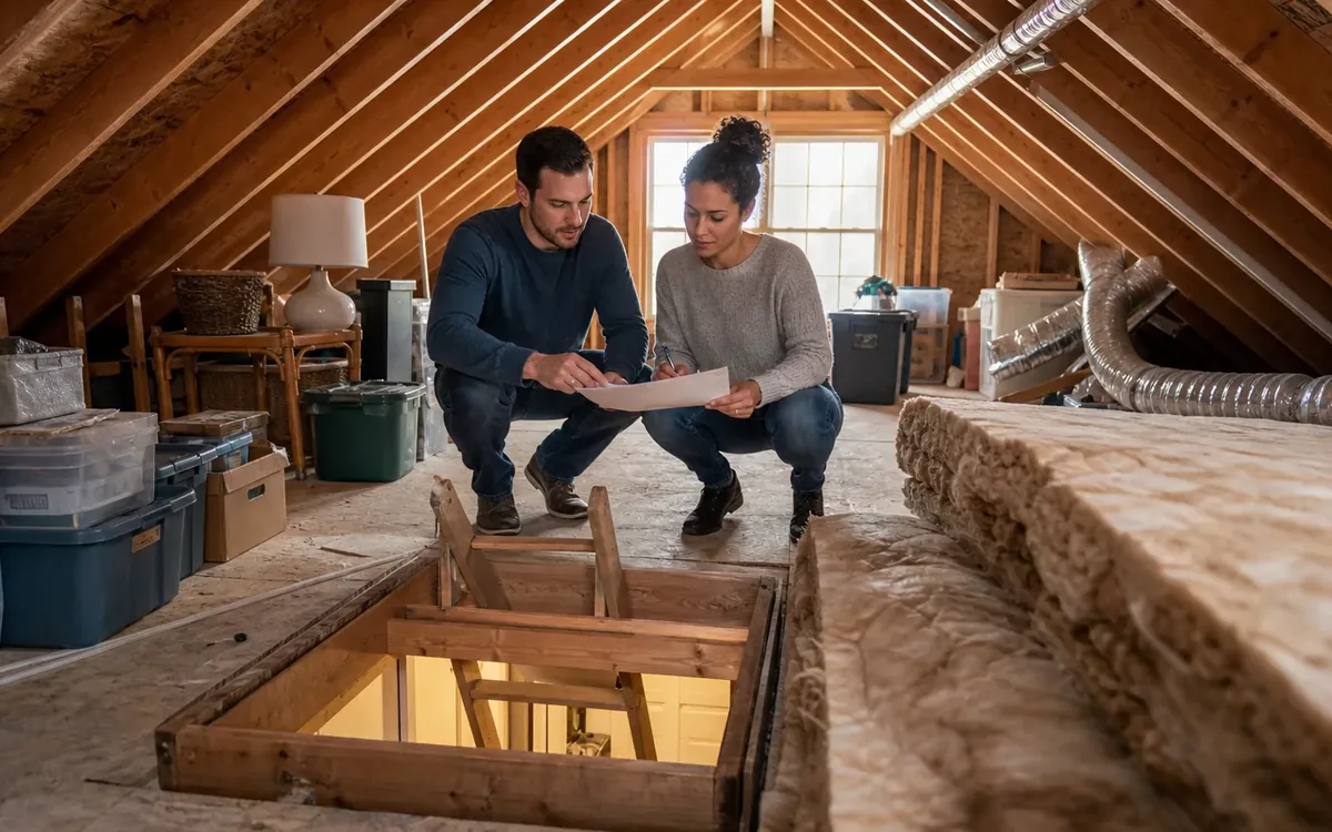 Household planning scene for Attic Cleanout vs Insulation Removal: Who Handles What? in South Carolina