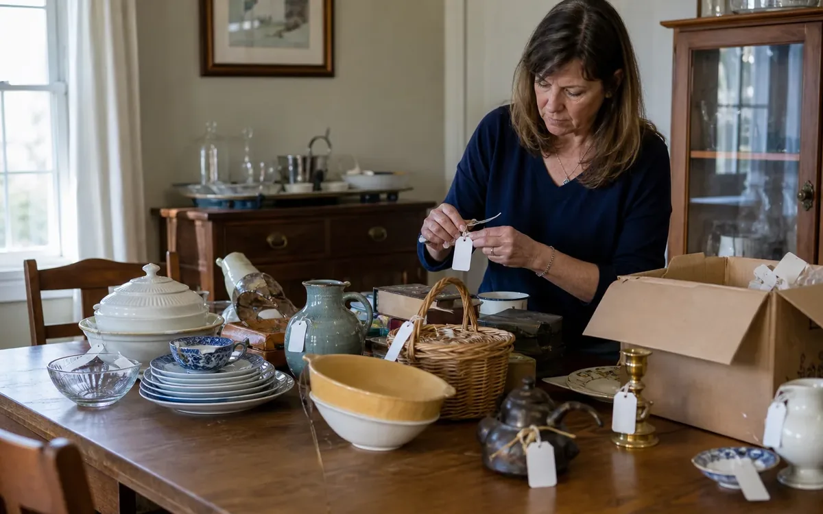 Household planning scene for How to Create a Lot-Numbering System for an Estate Auction in South Carolina