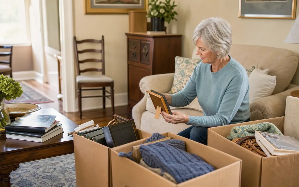 Household planning scene for Downsizing Checklist for Seniors in South Carolina