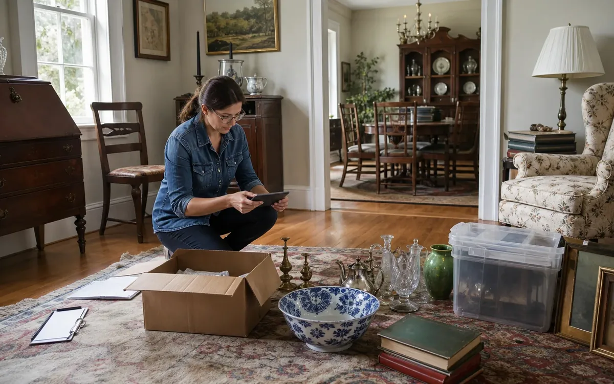 Household planning scene for Estate Auction Listing Photos: An Item Documentation Workflow in South Carolina