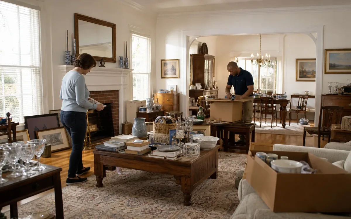 Household planning scene for Estate Liquidation vs Estate Sale: What Is the Difference? in South Carolina