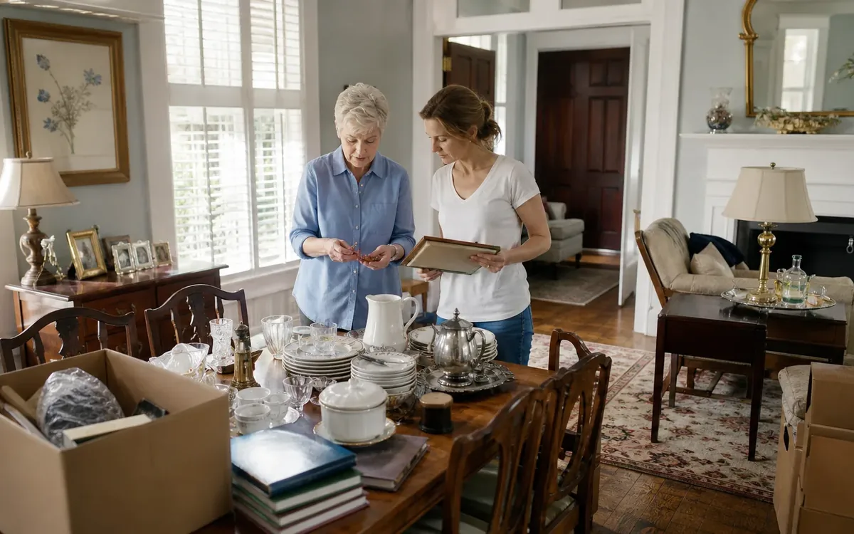 Household planning scene for Estate Sale vs Consignment: Which Fits Different Items? in South Carolina