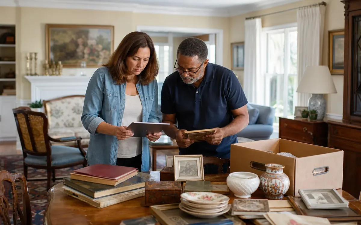 Household planning scene for How Do Online Estate Auctions Work? in South Carolina