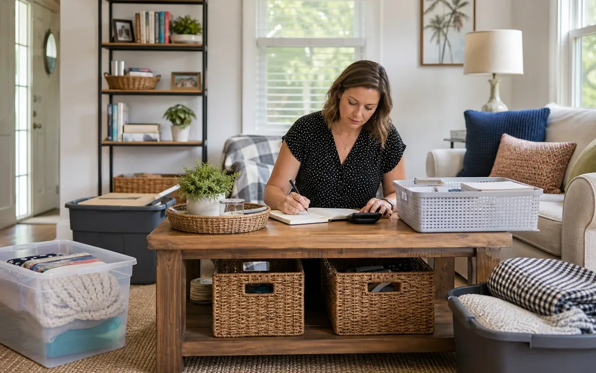 Household planning scene for How Much Does a Professional Organizer Cost? in South Carolina