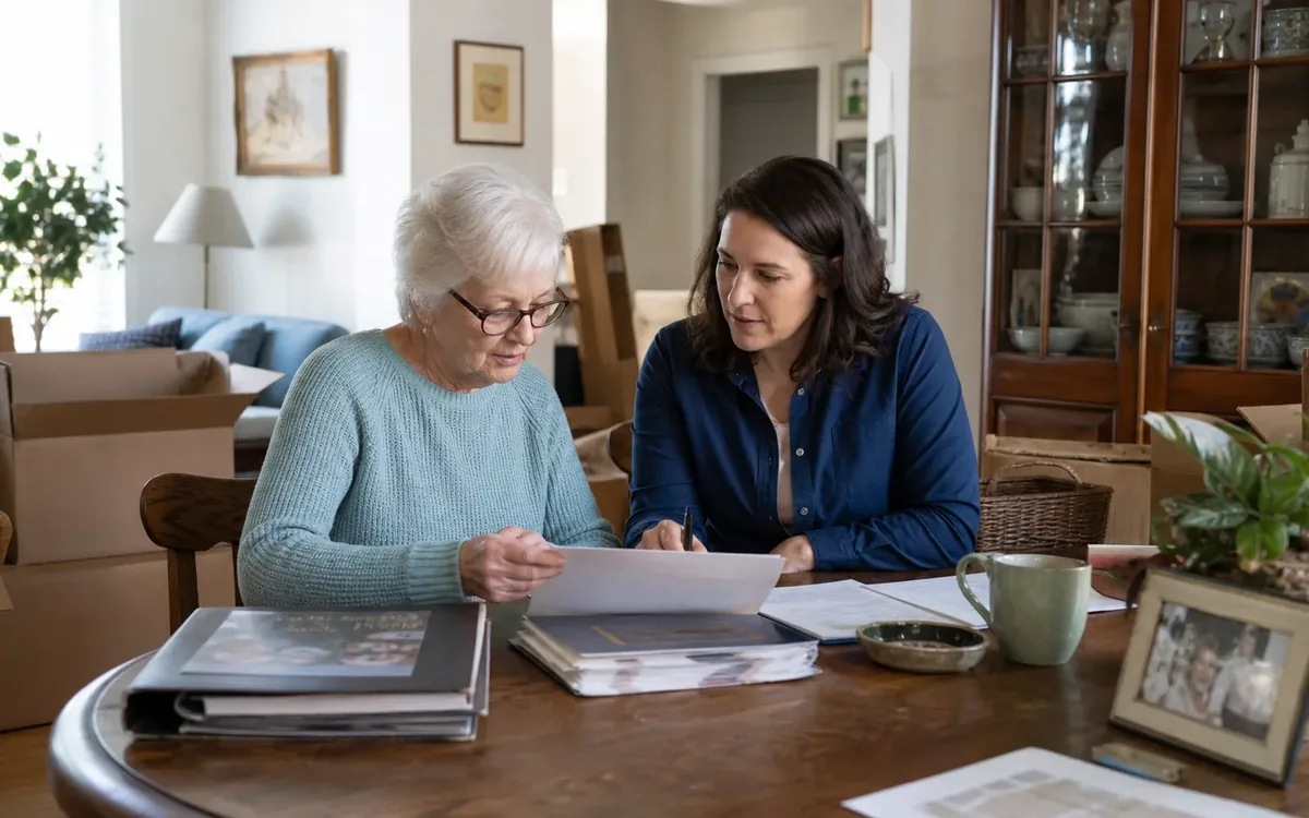 Household planning scene for How Much Does Senior Move Management Cost? in South Carolina