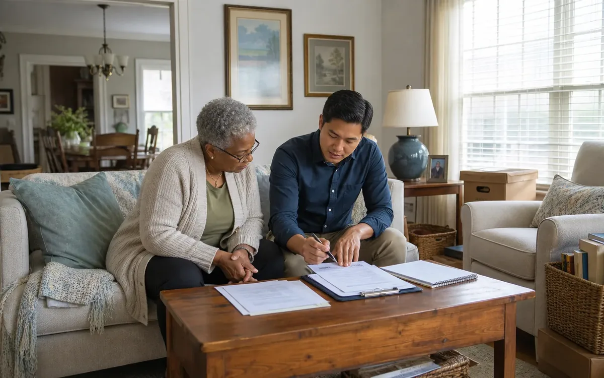 Household planning scene for How to Coordinate a Cleanout While the Owner Still Lives There in South Carolina