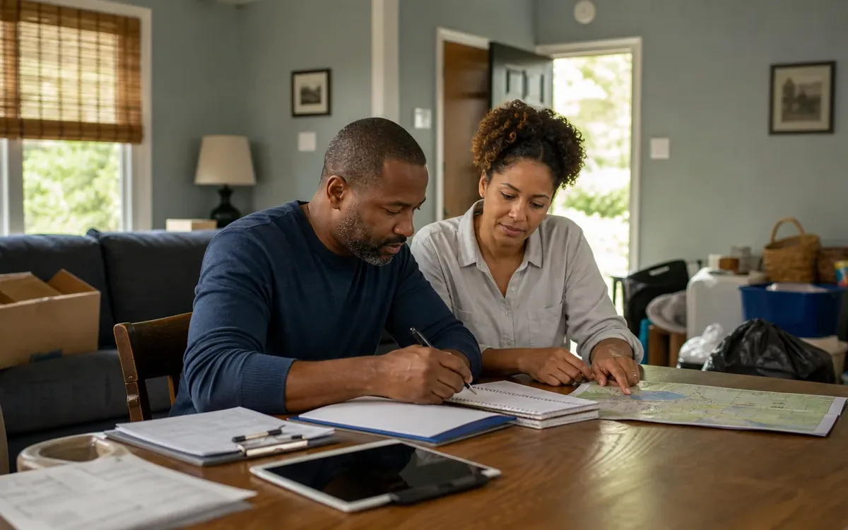 Household planning scene for How to Coordinate Cleanup With a Code Enforcement Deadline in South Carolina