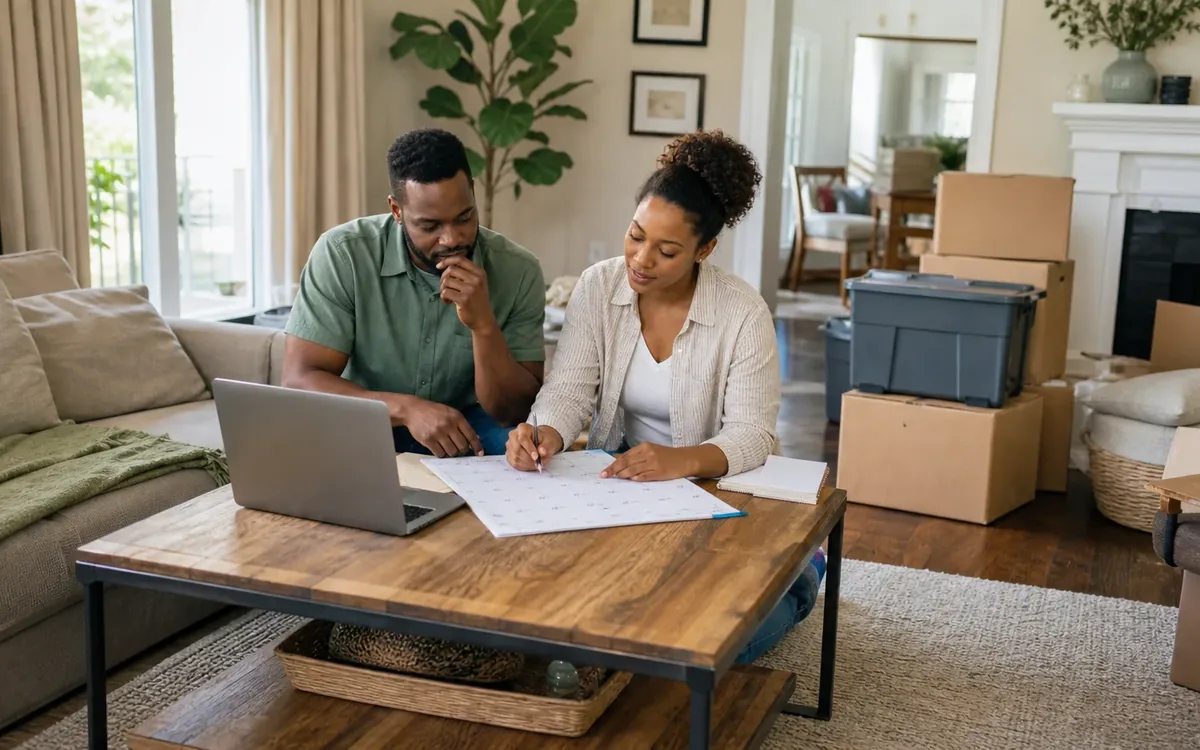 Household planning scene for How to Coordinate Storage and Delivery Dates During a Move in South Carolina