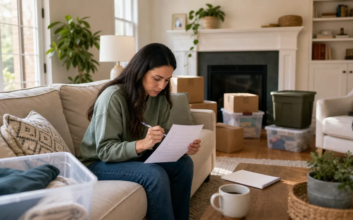 Household planning scene for How to Create a Post-Move Room Setup Checklist in South Carolina
