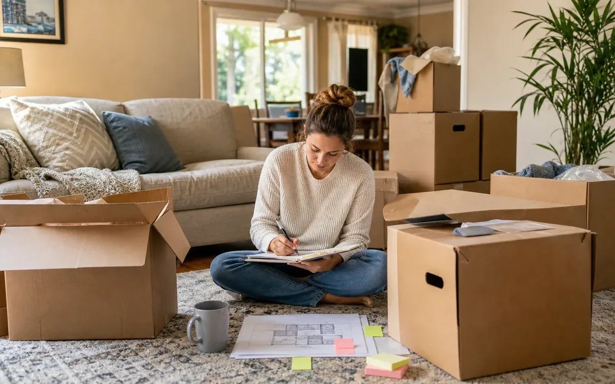 Household planning scene for How to Create a Room-by-Room Packing Plan in South Carolina