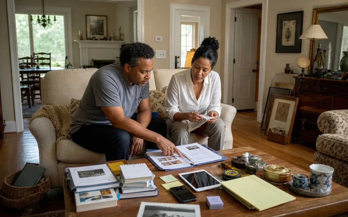Household planning scene for How to Document an Estate Sale Project Scope Before Work Begins in South Carolina