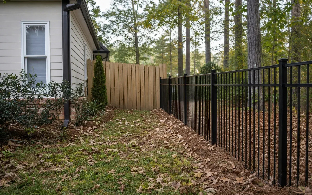 Hands organizing household items while planning what should appear in boundary-area photographs?