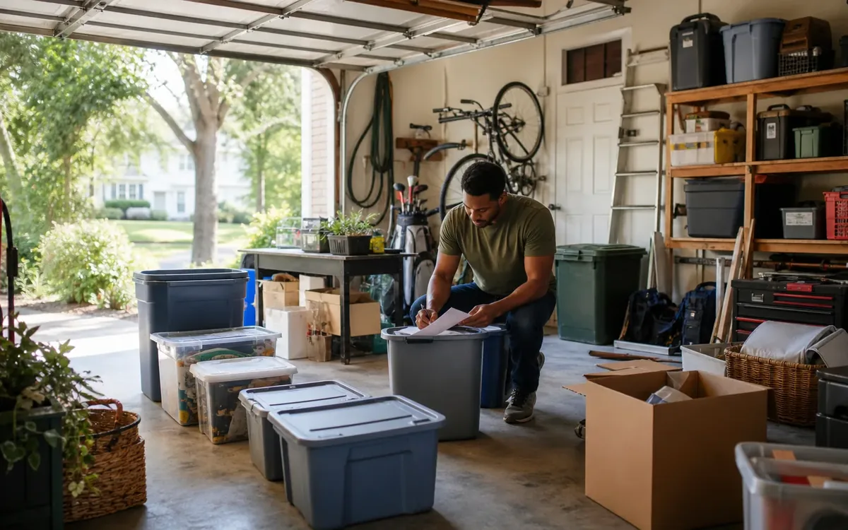 Household planning scene for How to Downsize a Garage Without Losing the Tools and Gear You Use in South Carolina
