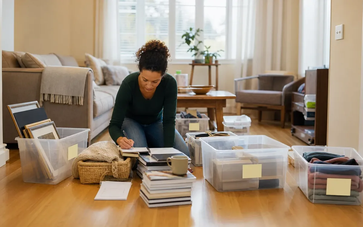 Labeled household belongings and a clear room path for how do you record owner approvals from another state?