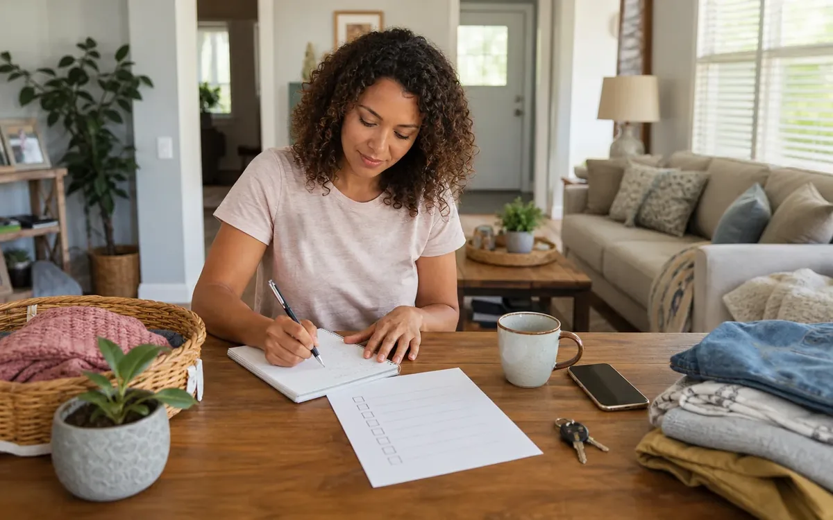 Household planning scene for How to Make a Showing Day Reset Checklist for an Occupied Home in South Carolina