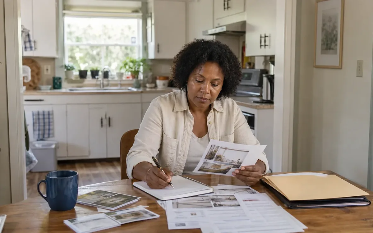 Household planning scene for How to Organize Property Photos and Cleanup Notes After a Code Notice in South Carolina