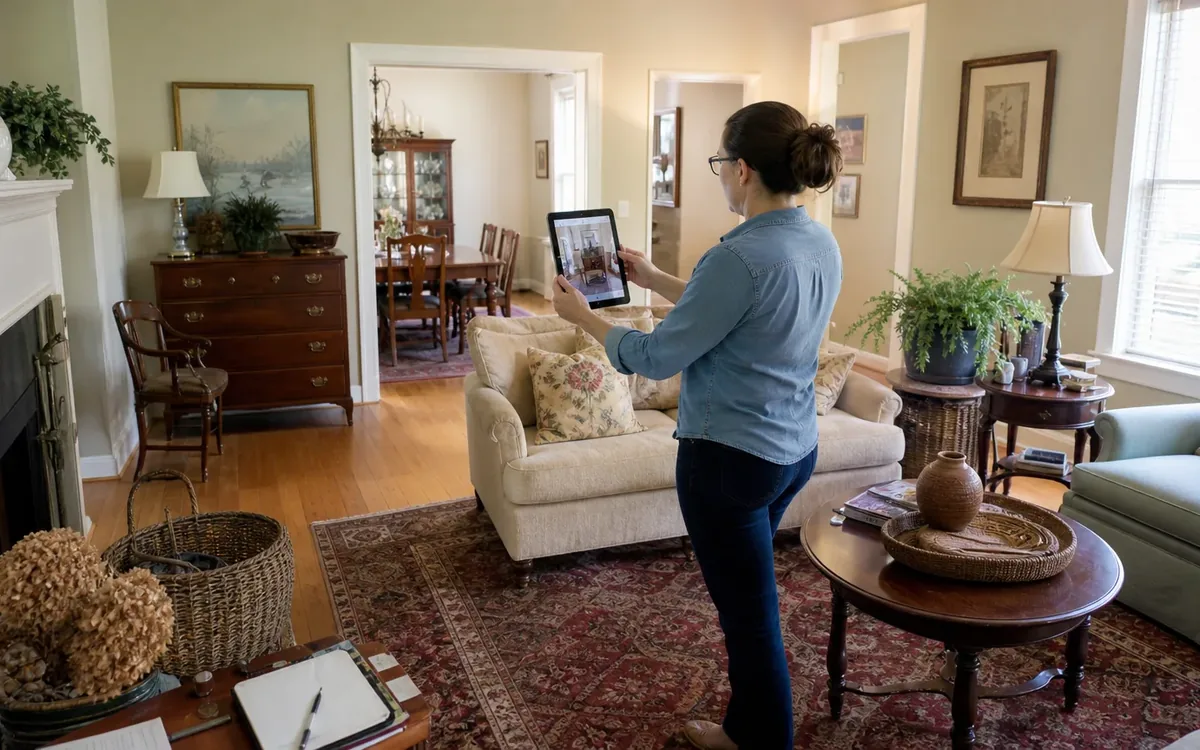 Household planning scene for How to Photograph and Inventory Estate Contents Before Removal in South Carolina