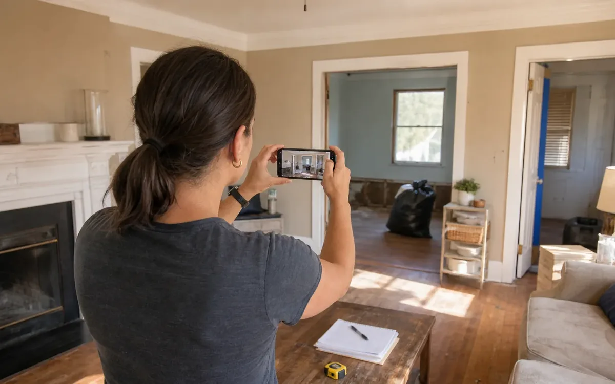 Household planning scene for How to Photograph Cleanup Progress for a Reinspection in South Carolina