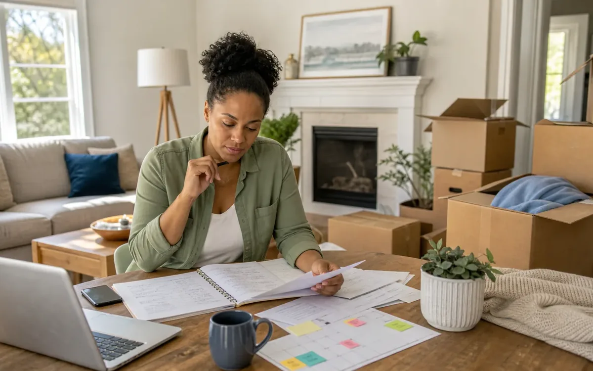 Household planning scene for How to Plan a Move When a Home Sale Date Is Uncertain in South Carolina