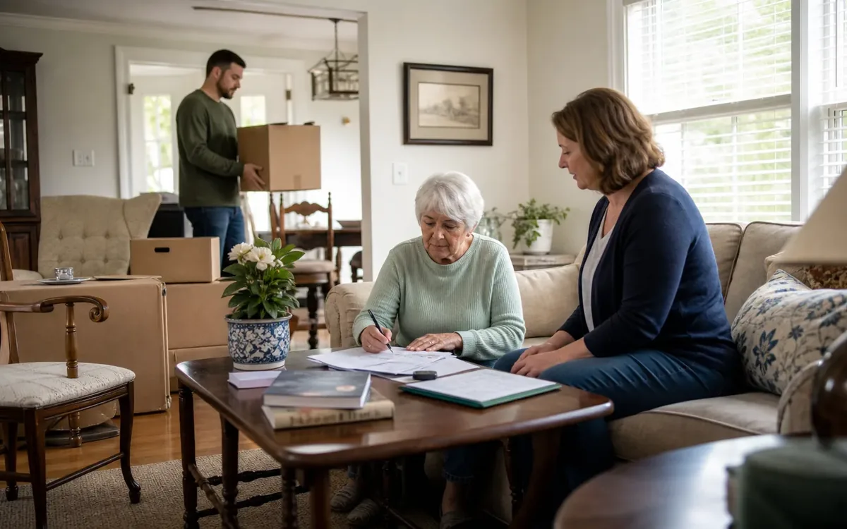 Household planning scene for How to Plan a Senior Move When Elevator Access Is Limited in South Carolina