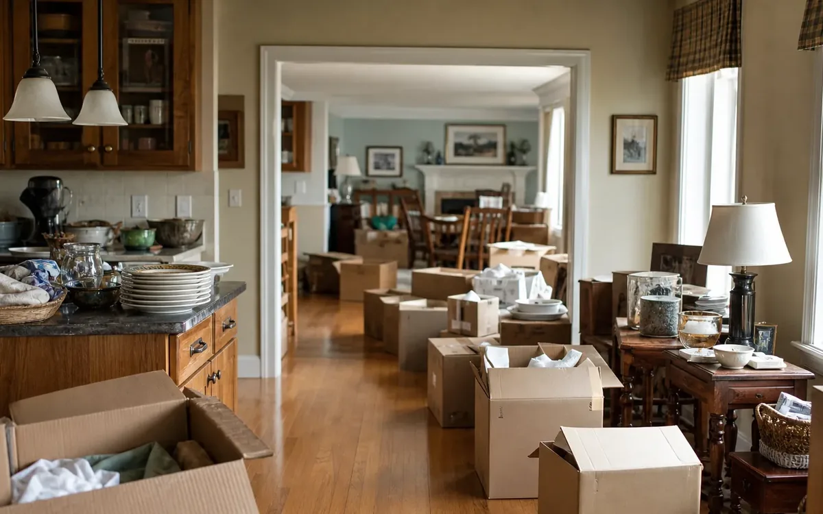Household planning scene for How to Plan an Estate Cleanout at a Home With a Septic System in South Carolina