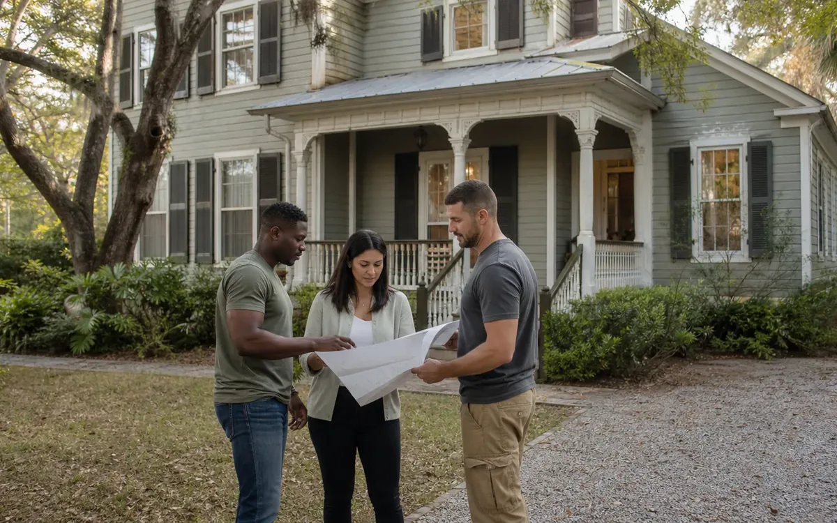Household planning scene for How to Plan Safe Access for a Property Cleanup Crew in South Carolina
