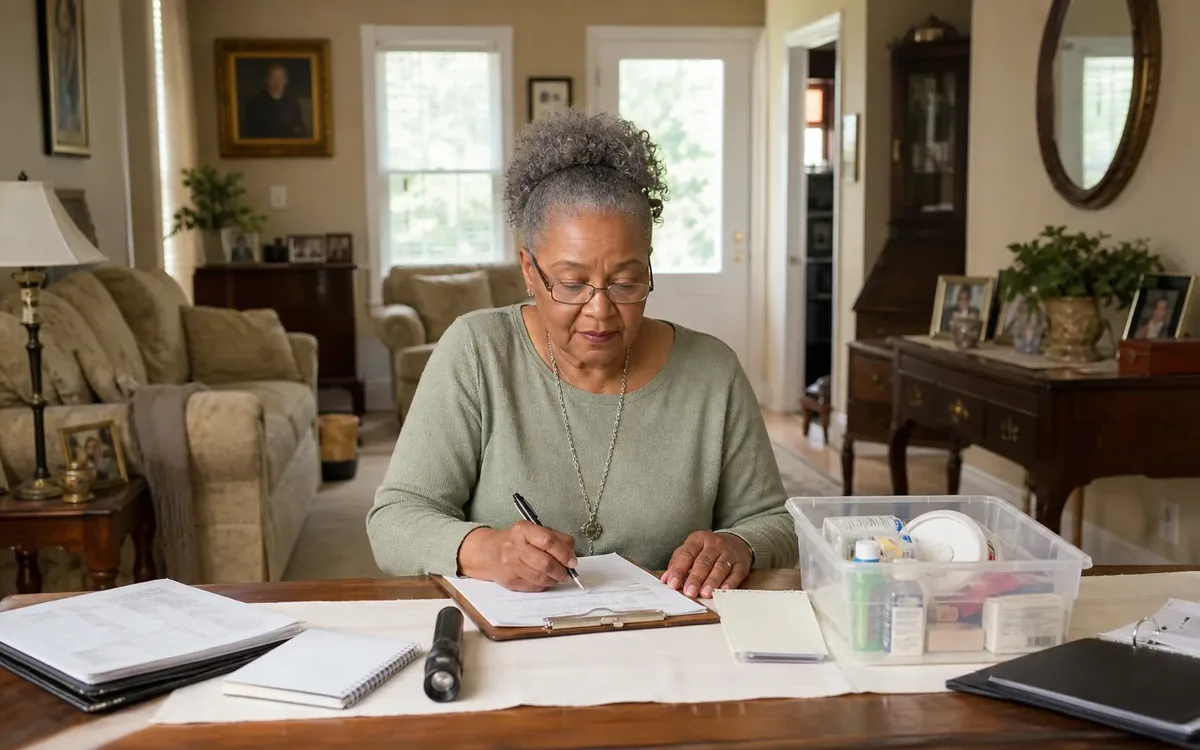 Household planning scene for How to Plan Security for an Occupied Home During an Estate Sale in South Carolina