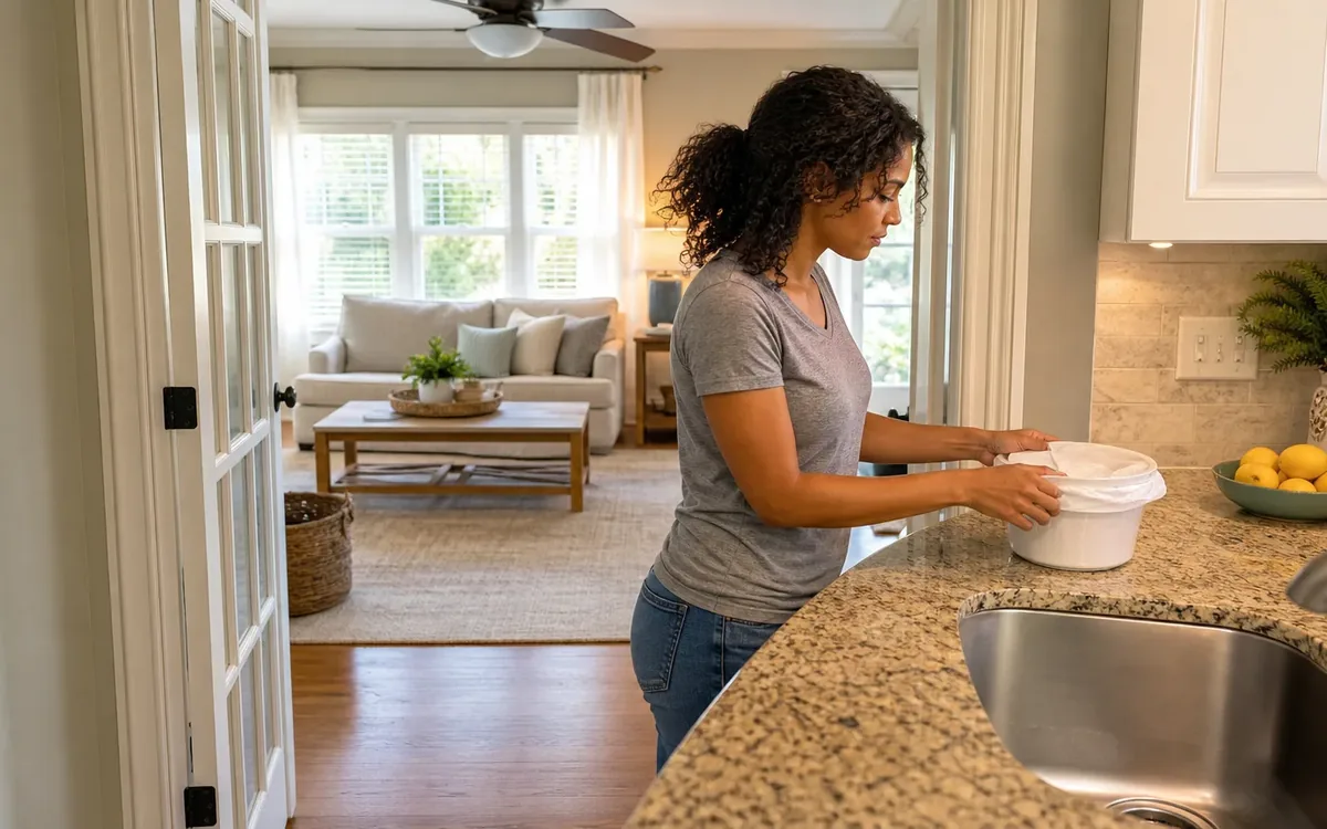 Household items arranged for the next step in control humidity, odors, and food before they spread