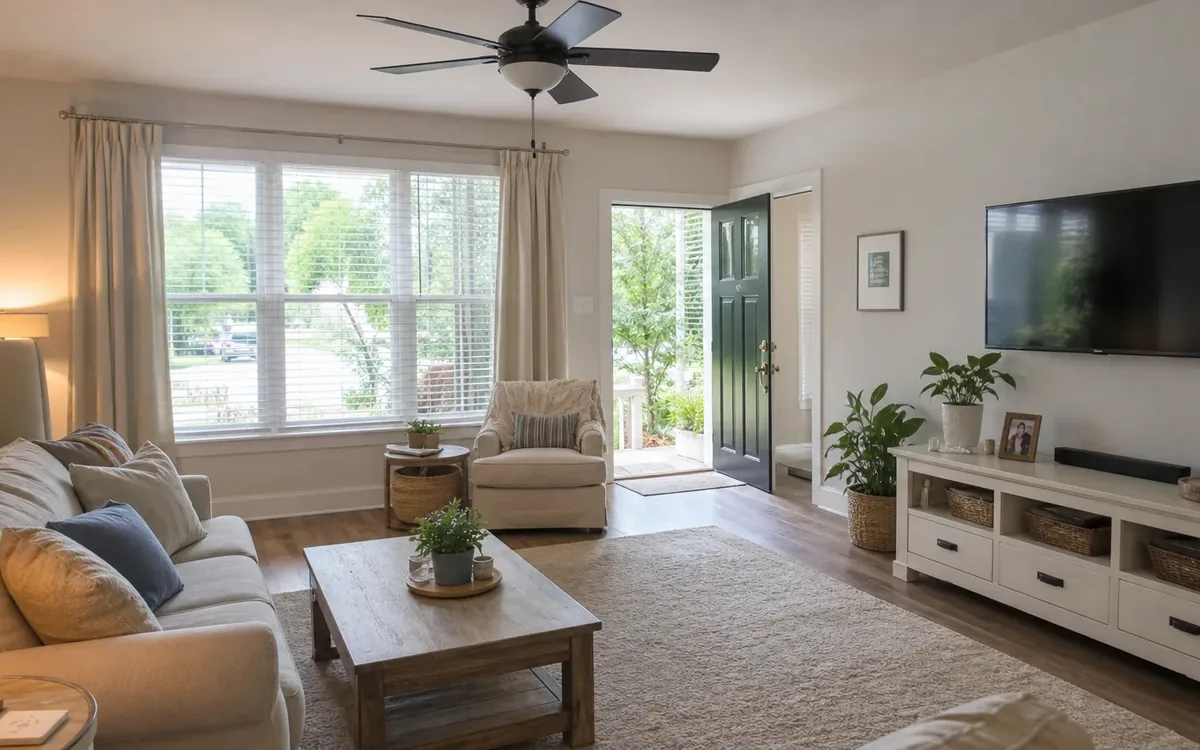 Household planning scene for How to Prepare an Occupied Home for Showings During Extreme Heat in South Carolina