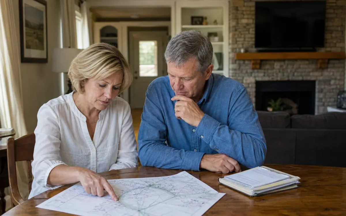 Hands organizing household items while planning who decides whether the road is usable?