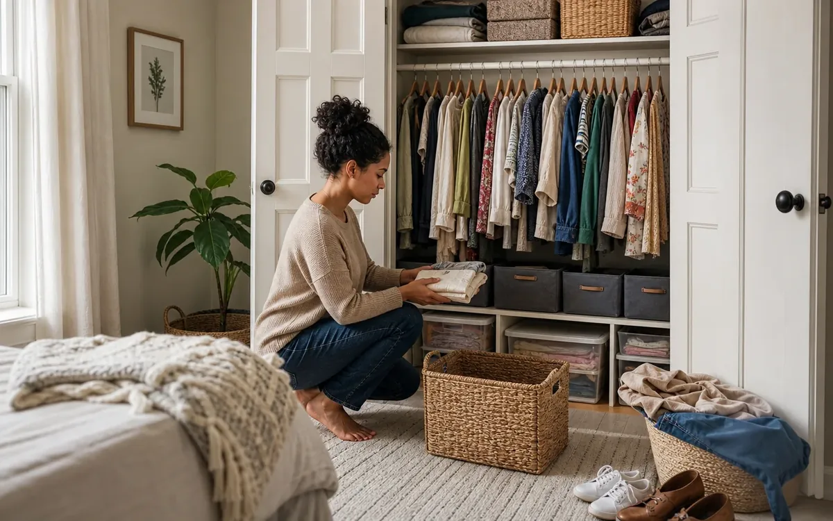 Household planning scene for How to Prepare Closets for Listing Photos Without Hiding Daily Essentials in South Carolina