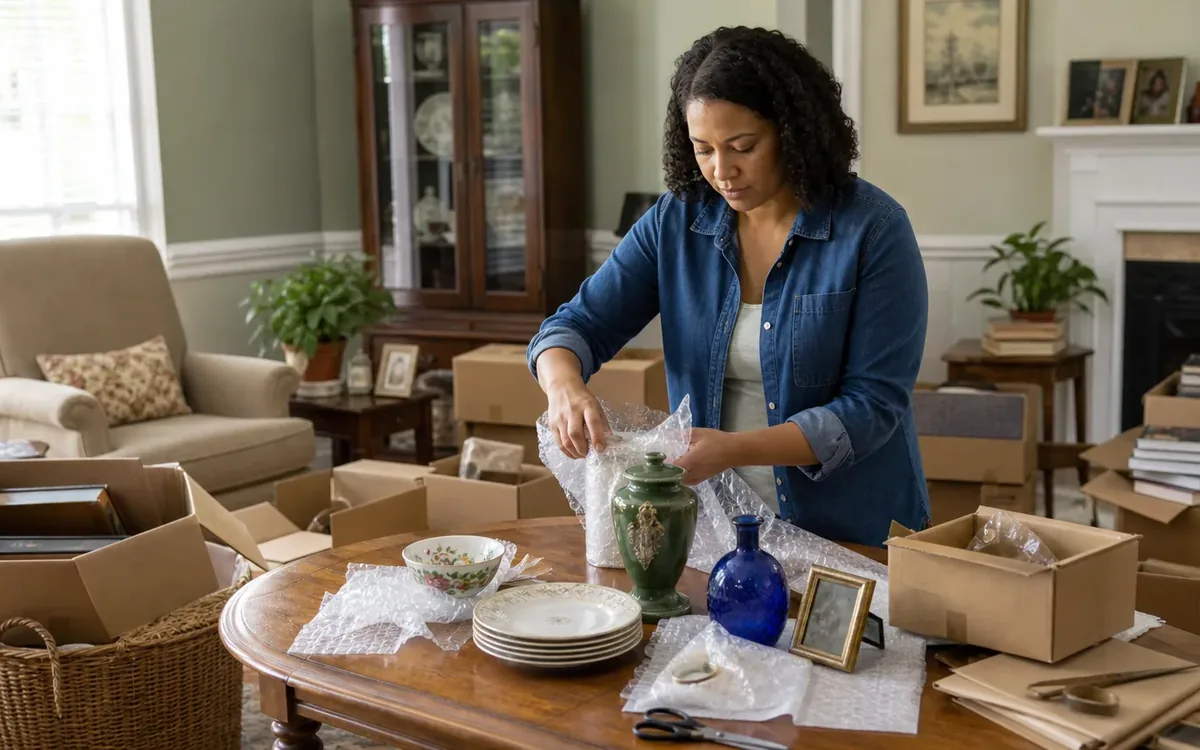 Household planning scene for How to Prepare Items for an Online Estate Auction in South Carolina