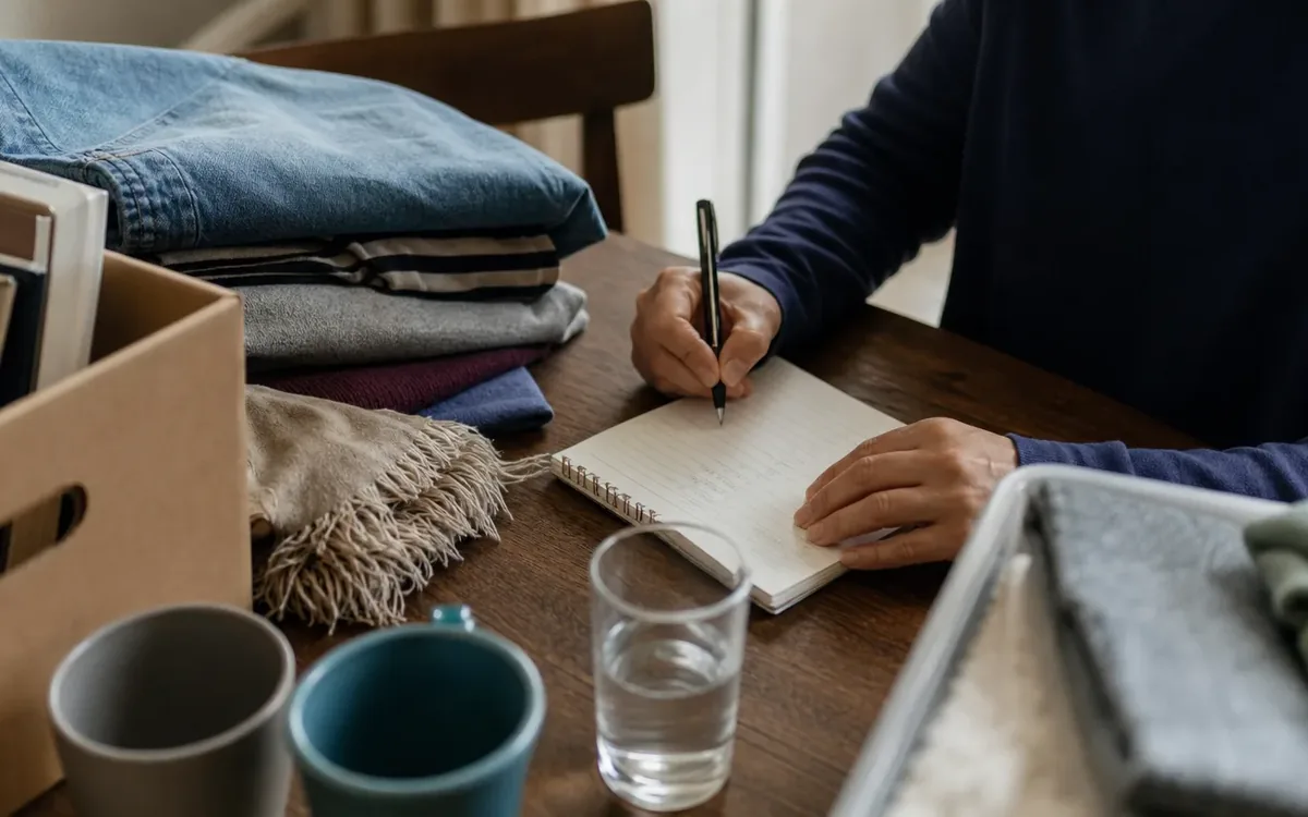 Hands organizing household items while planning what does the notice actually require you to correct?