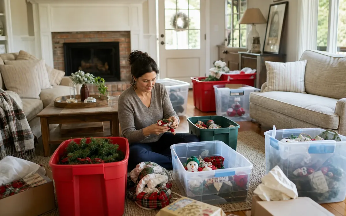 Household planning scene for How to Sort Holiday Decorations Before Moving to a Smaller Home in South Carolina
