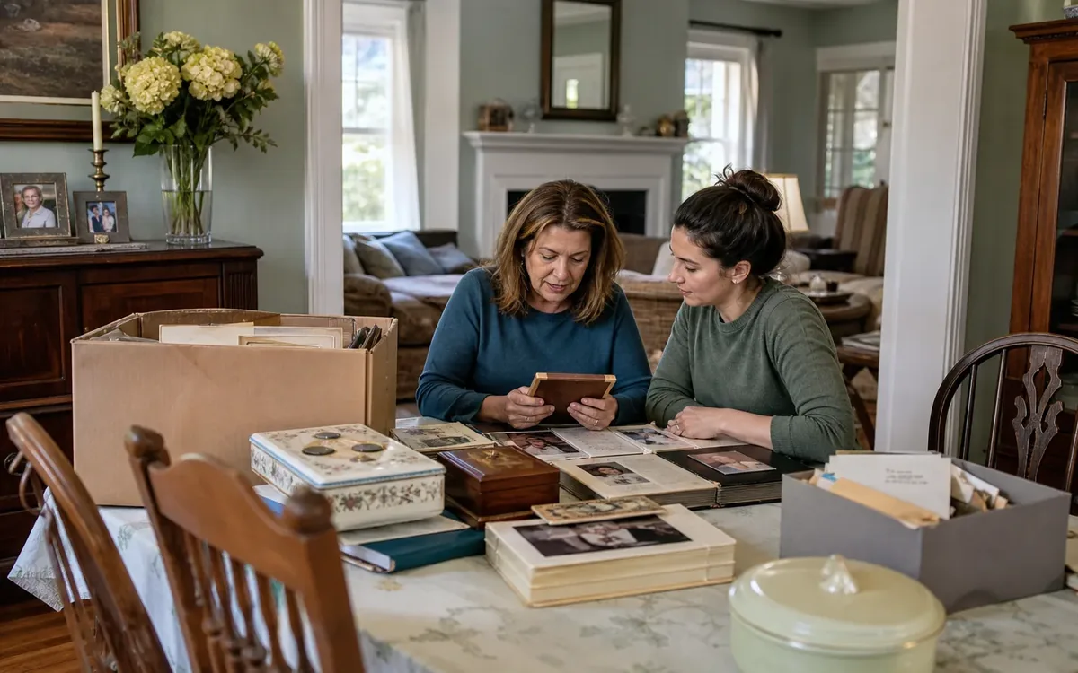 Household planning scene for How to Sort Keepsakes During an Estate Cleanout in South Carolina