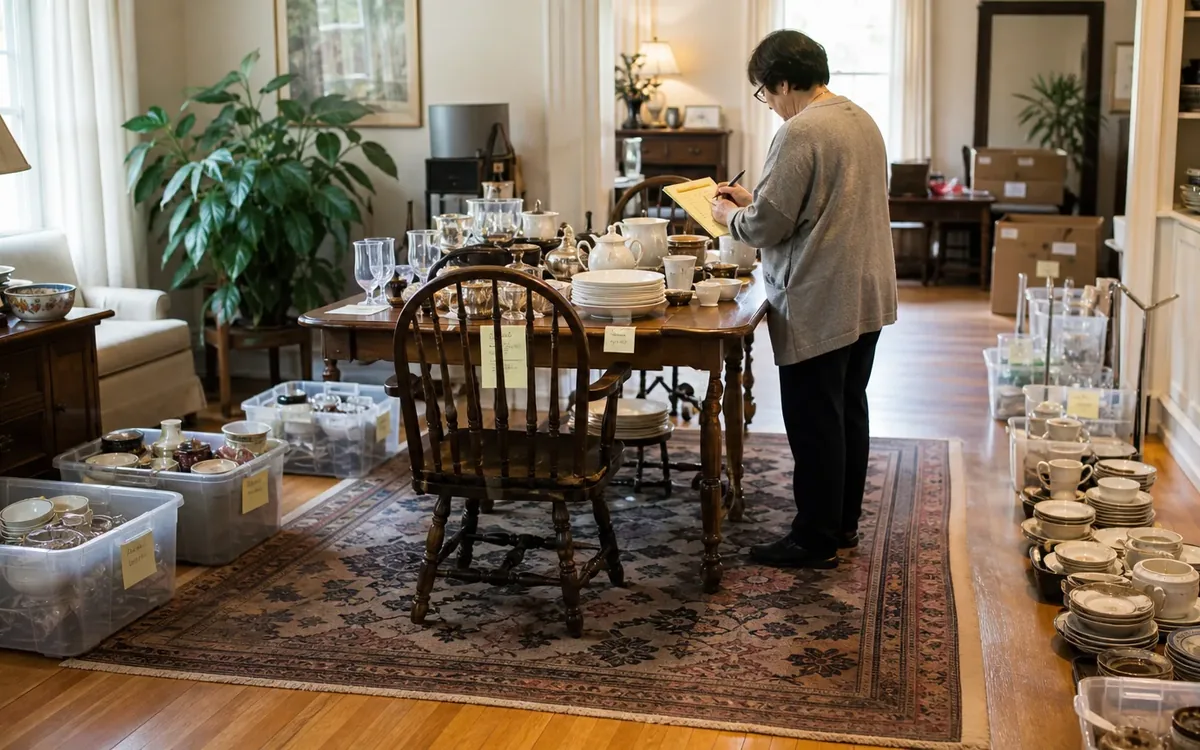 Labeled household belongings and a clear room path for build an item-id system that survives handling