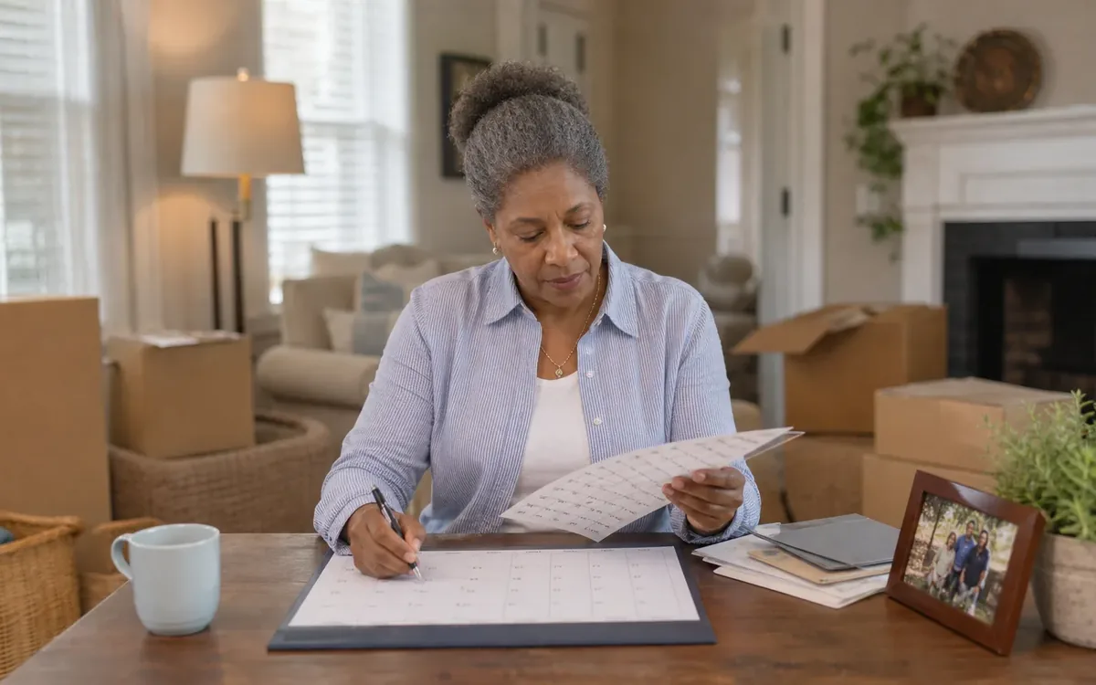 Household planning scene for How to Transfer a Household Calendar During a Senior Move in South Carolina