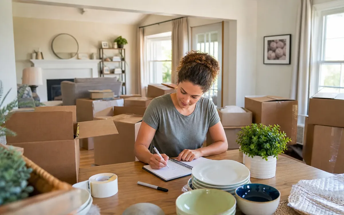 Household planning scene for Packing Service Checklist for Household Moves in South Carolina