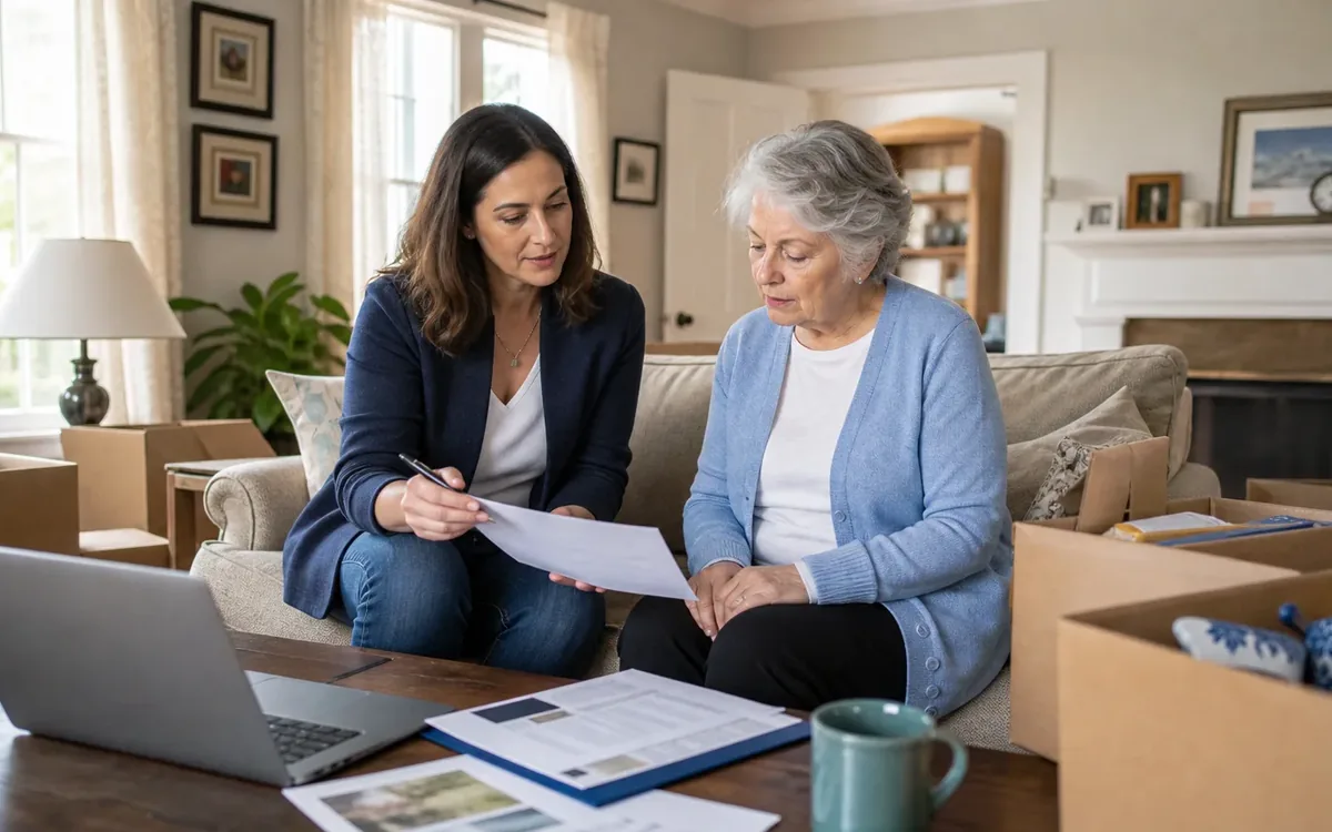 Household planning scene for Senior Move Manager vs Moving Company: What Is the Difference? in South Carolina