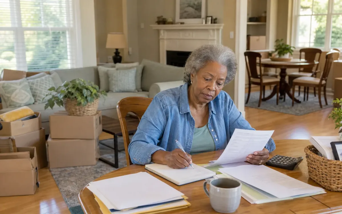 Household planning scene for Senior Move Planning Timeline in South Carolina