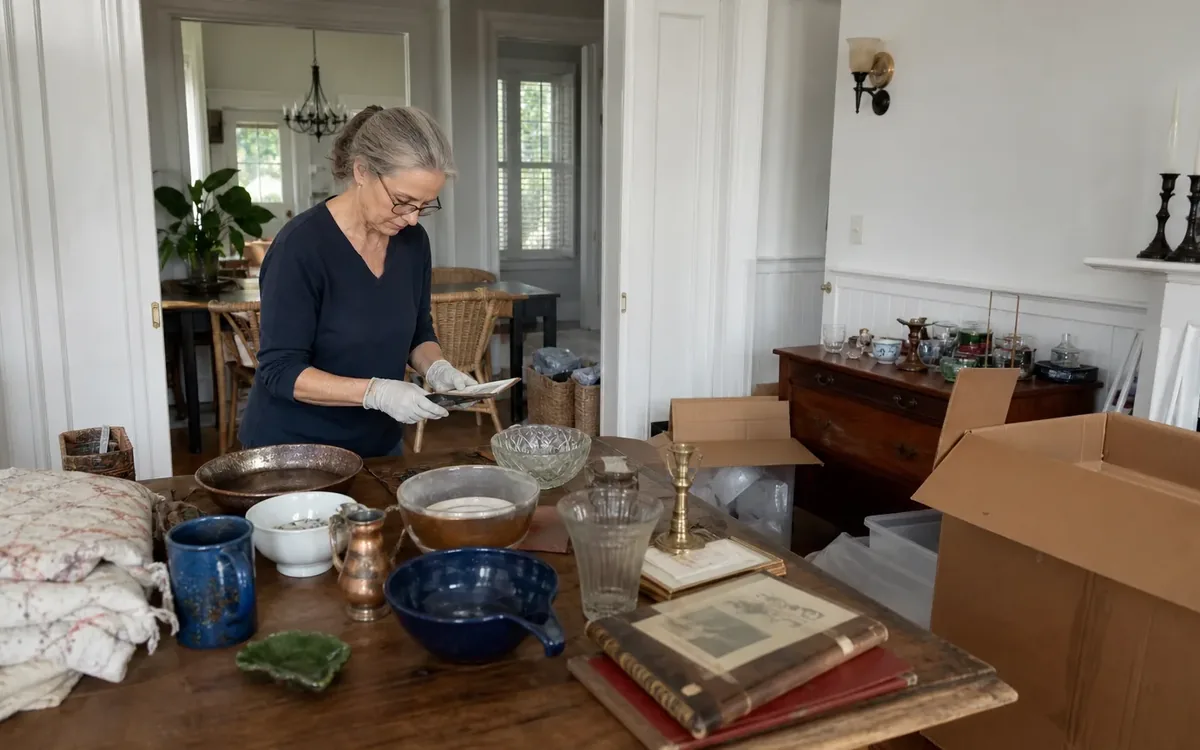 Household planning scene for How to Triage Estate Belongings After Exposure to South Carolina Coastal Humidity in South Carolina