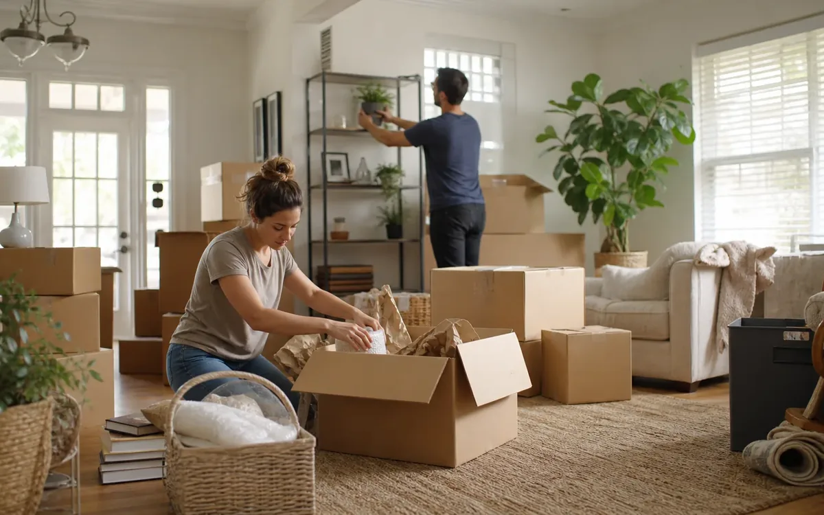 Household planning scene for What Does Unpacking and Resettling Include? in South Carolina