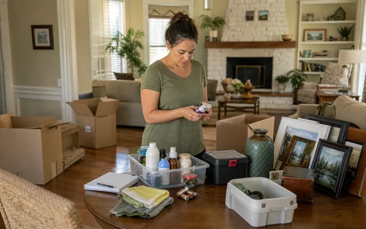 Household planning scene for What Items Will Professional Packers Not Pack? in South Carolina