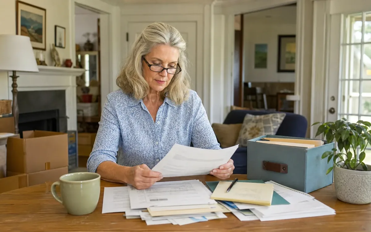 Household planning scene for What Records Should You Keep After an Estate Sale? in South Carolina