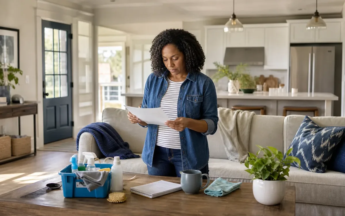 Household planning scene for What Should You Clean Before Selling a House? in South Carolina