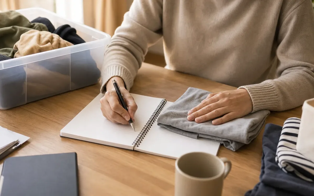 Hands organizing household items while planning which cited conditions are actually being reviewed?