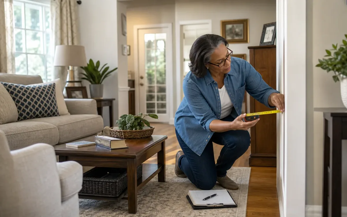 Household planning scene for What to Measure Before Moving Furniture Into Senior Living in South Carolina