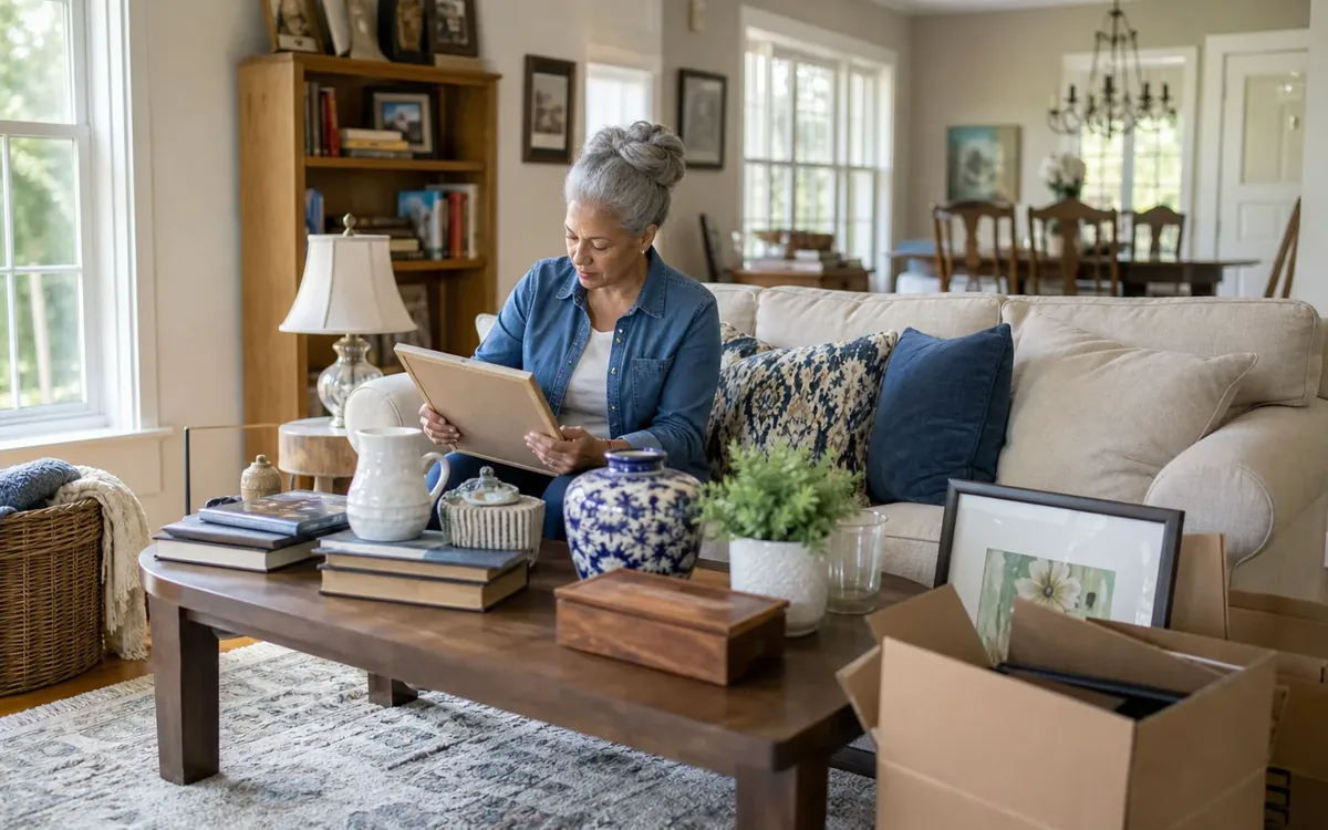 Household planning scene for What to Sell Before Downsizing in South Carolina