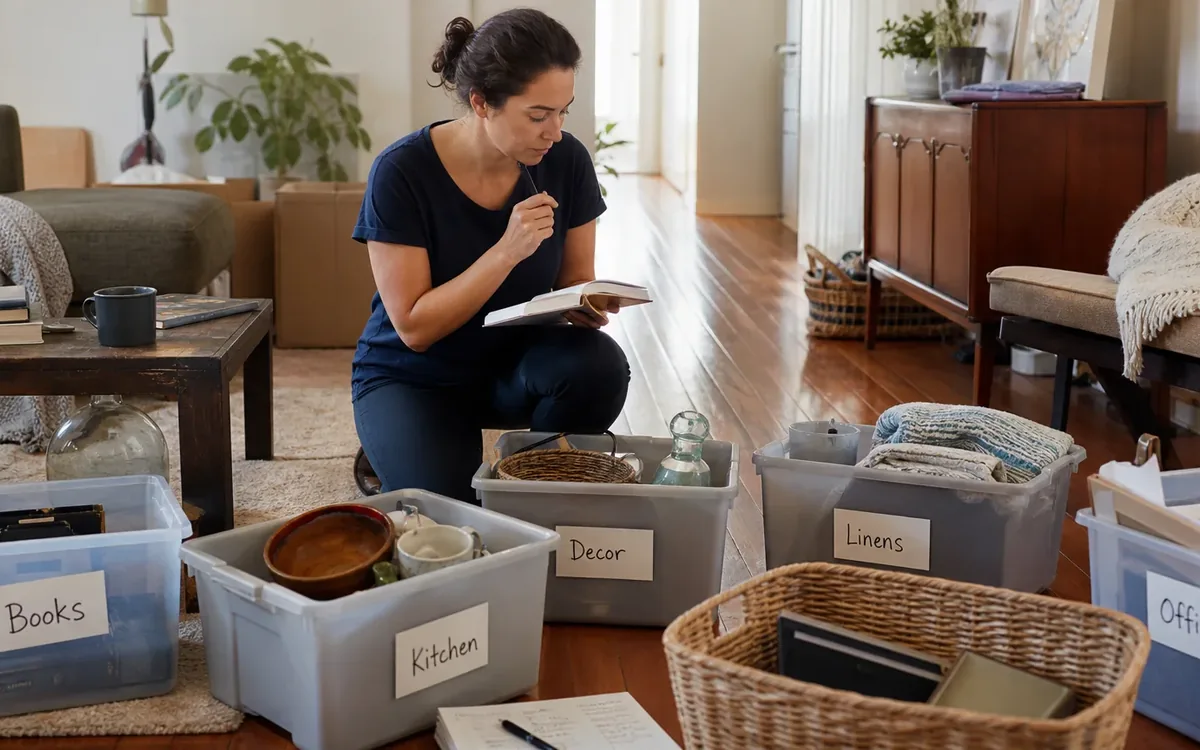 Labeled household belongings and a clear room path for when is an online auction a poor fit?